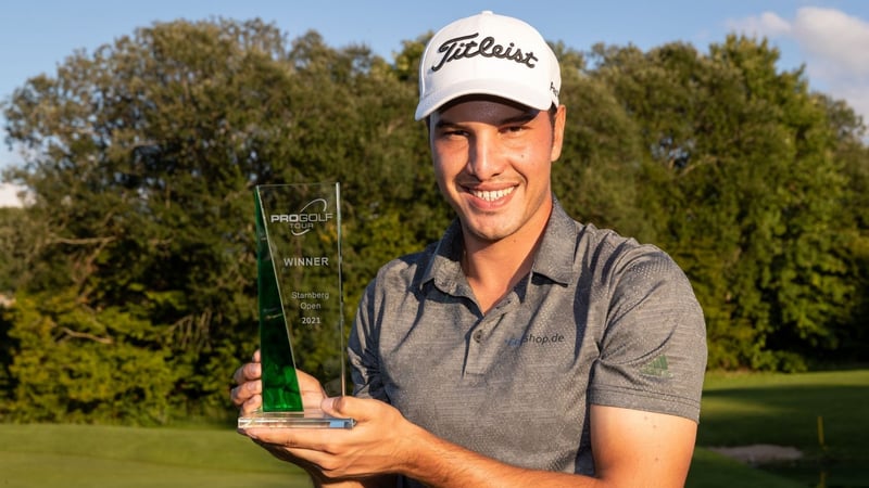 Michael Hirmer gewinnt die Starnberg Open. (Foto: Pro Golf Tour)