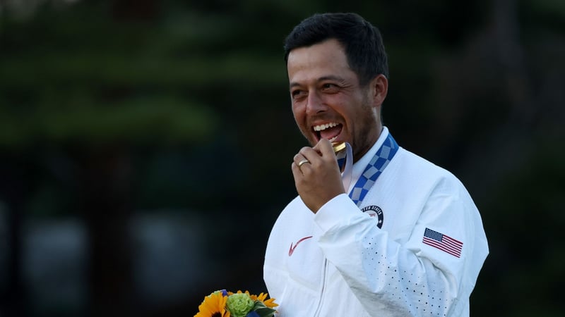 Xander Schauffele gewinnt die Goldmedaille bei Olympia 2021 in Tokio und erfüllt damit einen Familentraum. (Foto: Getty)