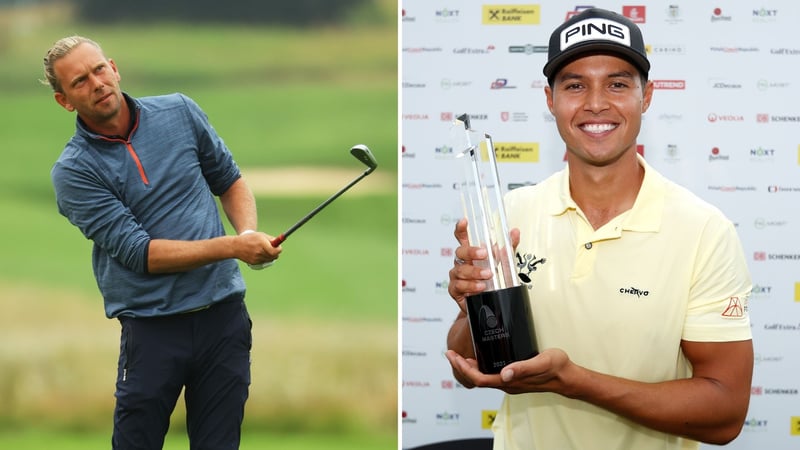 Der beste Deutsche und der Sieger des Czech Masters: Marcel Siem (l.) und Johannes Veerman (r.). (Foto: Getty)