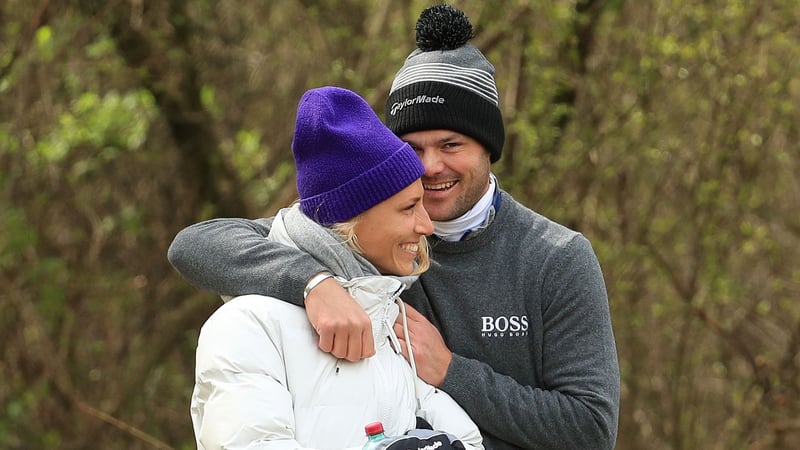 Irene Scholz und Martin Kaymer erwarten ein Kind. (Foto: Getty)