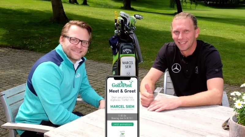 Matthias Gräf und Marcel Siem (Foto: Golf Post)