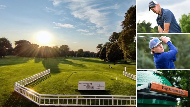 Die Big Green Egg German Challenge vom 9. bis zum 12. September. (Fotos: Wittelsbacher Golfclub, Getty, Big Green Egg)