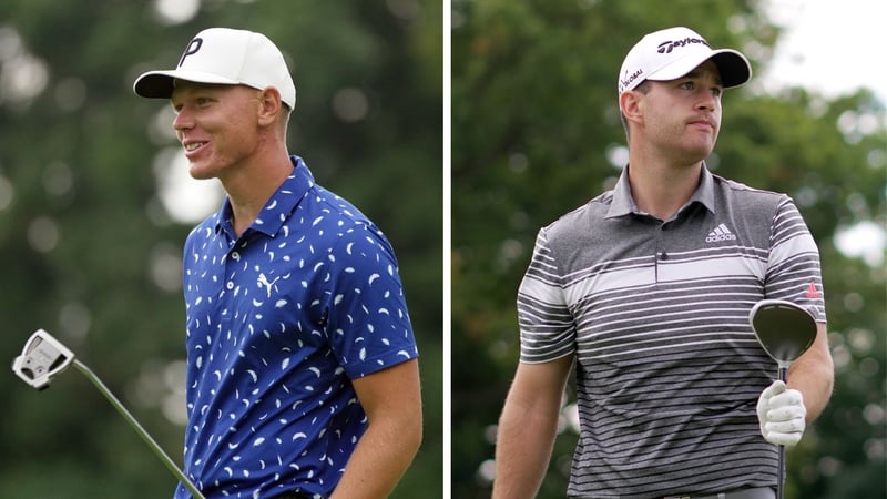 Matthias Schmid und Max Schmitt in Lauerstellung bei der German Challenge. (Fotos: Getty)