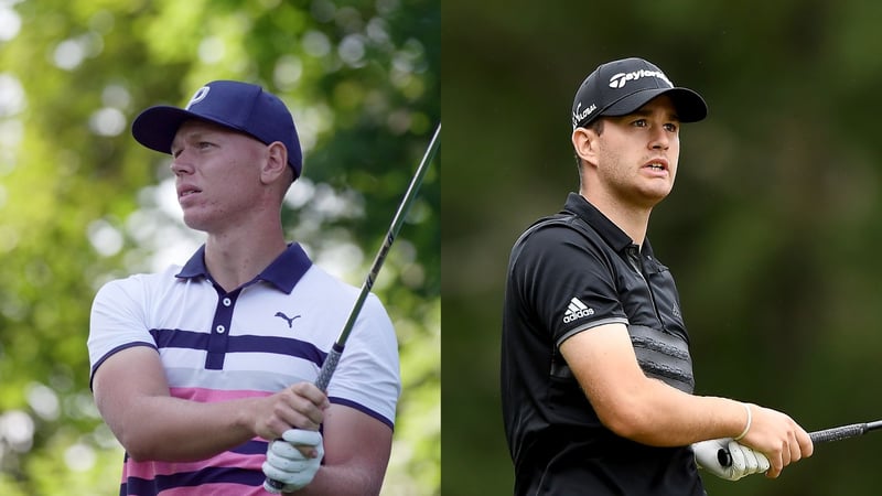 Matthias Schmid und Max Schmitt lauern bei der German Challenge der Challenge Tour. (Fotos: Getty)