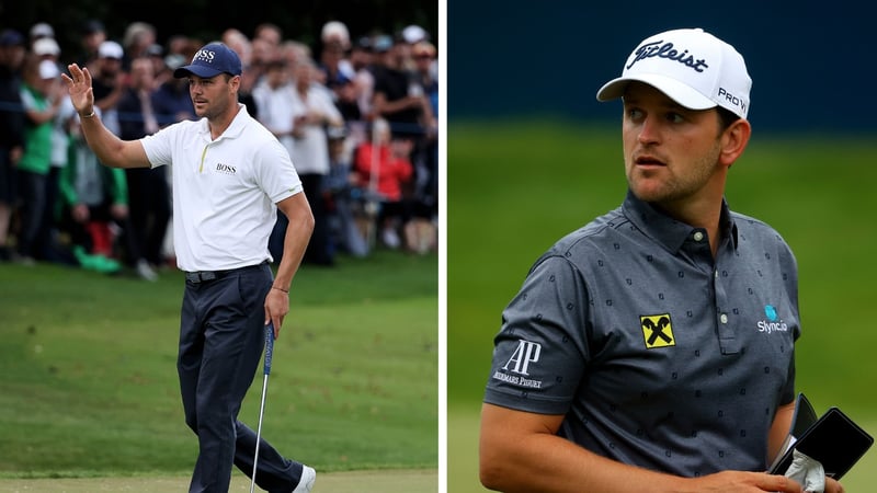 Martin Kaymer und Bernd Wiesberger in der zweiten Runde der BMW PGA Championship der European Tour. (Foto: Getty)