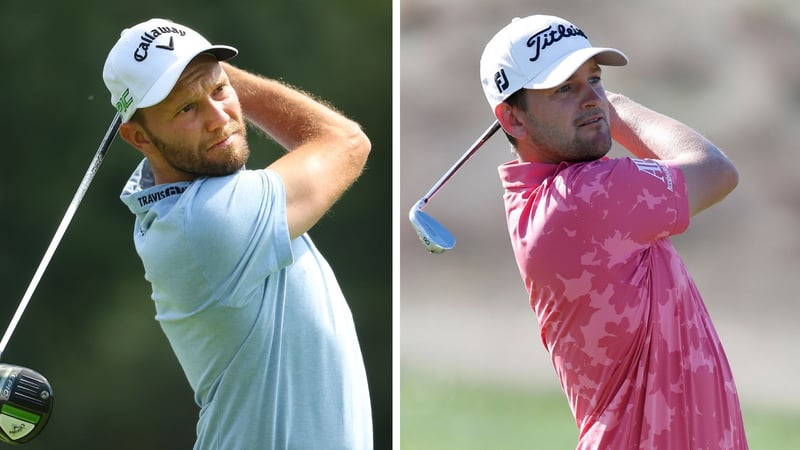 Max Kieffer und Bernd Wiesberger bei der Italian Open. (Foto: Getty)