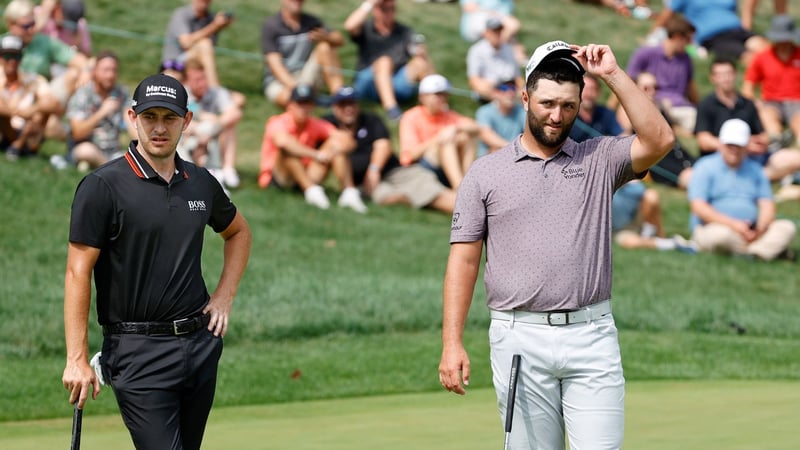 Entscheidet sich die Tour Championship zwischen Patrick Cantlay und Jon Rahm? (Foto: Getty)