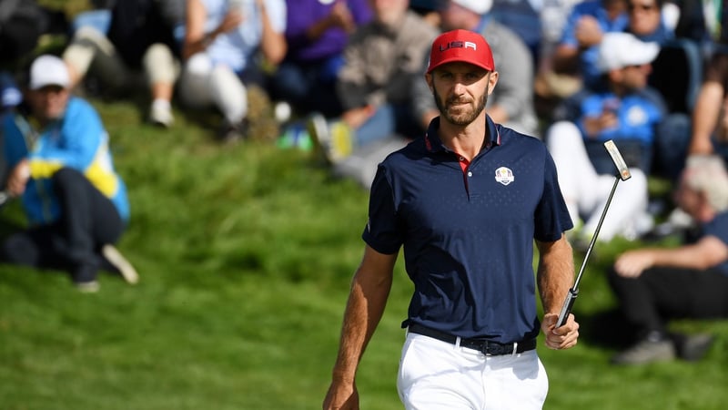 Dustin Johnson bringt einiges an Erfahrung mit. Hier beim Ryder Cup 2018. (Foto: Getty)