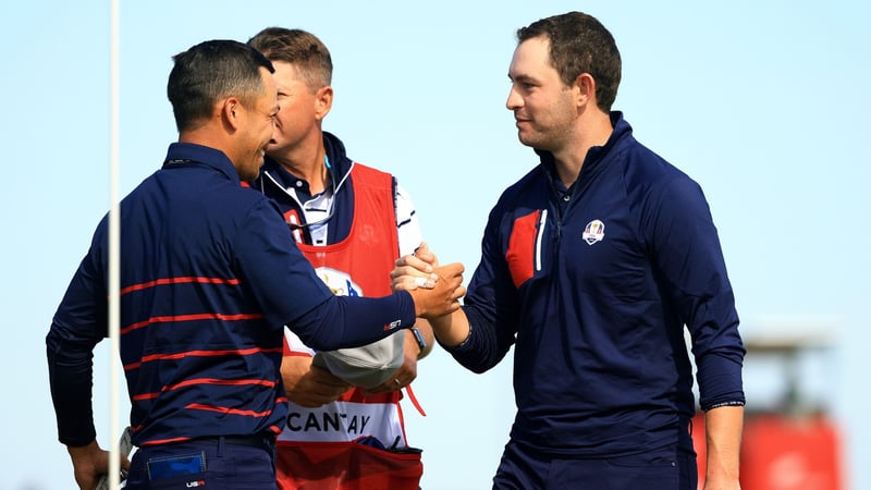 Team USA führt mit 3 zu 1 nach den ersten vier Begegnungen des Ryder Cup 2021. (Foto: Getty)