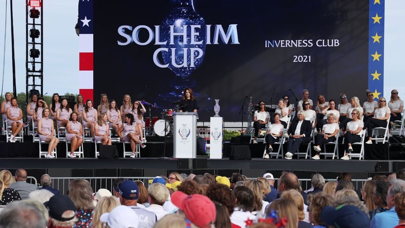 Die Paarungen für die ersten Foursomes beim Solheim Cup 2021. (Foto: Getty)