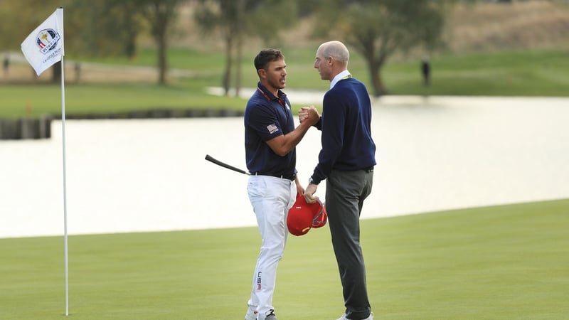 Brooks Koepka mit Jim Furyk beim Ryder Cup 2018. (Foto: Getty)