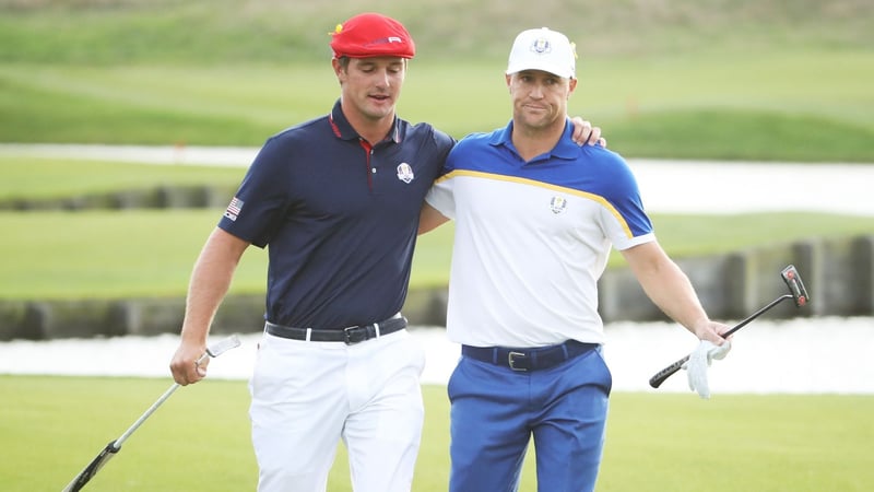 Bryson DeChambeau und Alex Noren beim Ryder Cup 2018 (Foto: Getty)