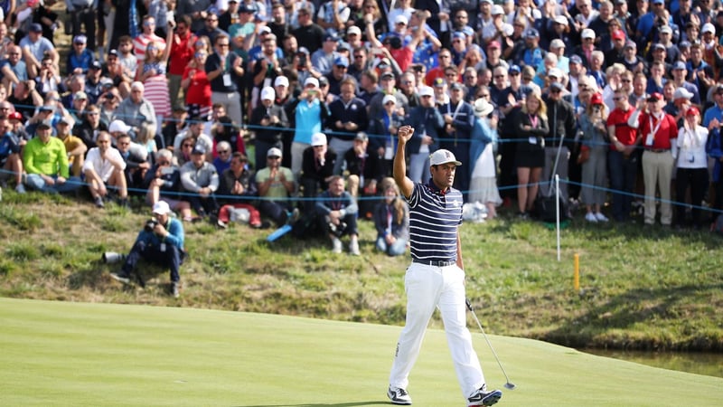 Tony Finau verlor 2018 mit dem US Team den Ryder Cup gegen die Europäer. (Foto: Getty)