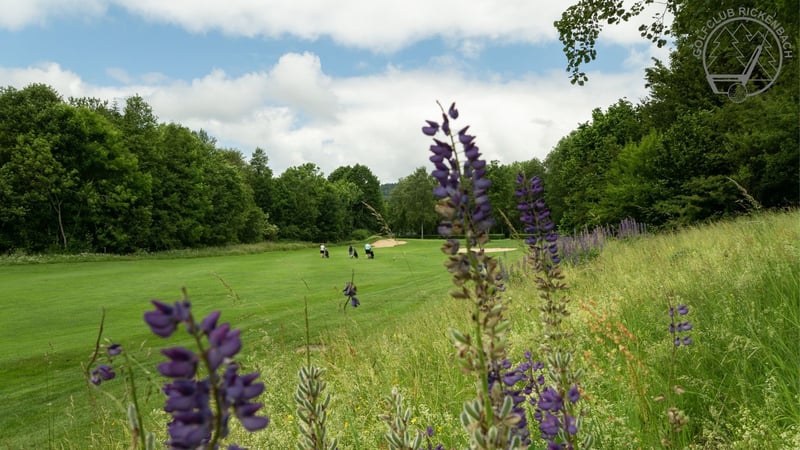 Der Golfclub Rickenbach im Golfkalender 2022. (Foto. Nadja Oertlin)