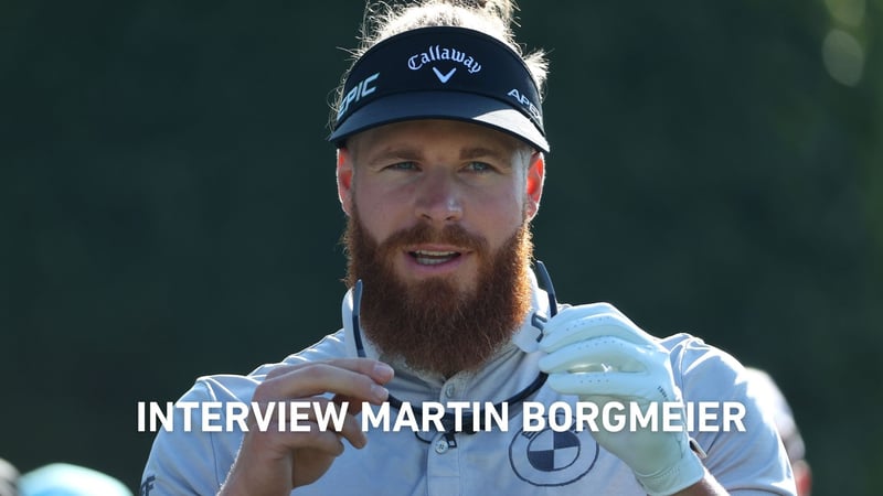 Martin Borgmeier im Interview mit Golf Post. (Foto: Getty)
