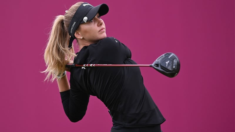 Olivia Cowan liegt auf einem T4 bei der Dubai Moonlight Classic der Ladies European Tour (Foto: Getty)