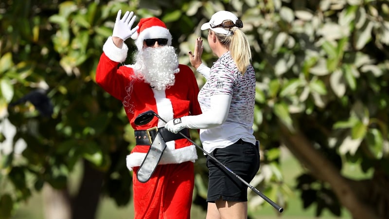 Weihnachtsgeschenke für Golferinnen - Freude unterm Tannenbaum. (Foto: Getty)