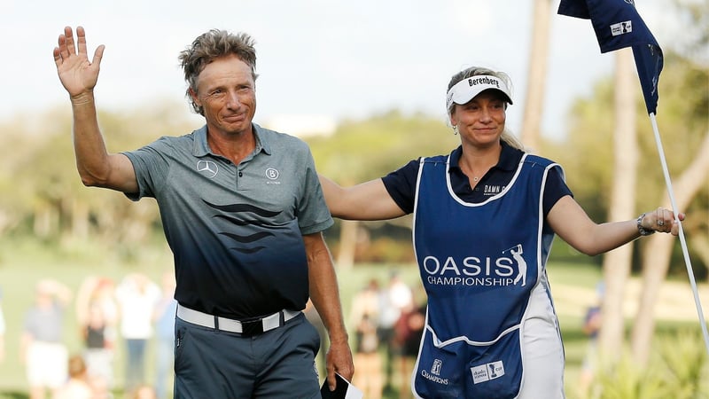 Bernhard Langer und seine Tochter Jackie Langer John (Foto: Getty)