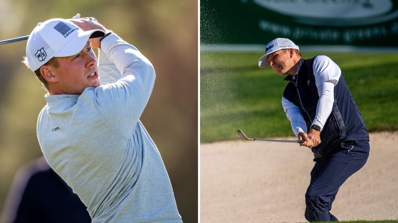 Marcus Helligkilde (li.) gewinnt das Challenge Tour Grand Final vor Yannik Paul (re.). (Foto: Getty)