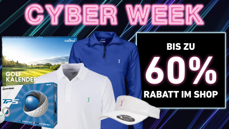 Cyber Week Angebote: Zahlreiche Angebote warten im Golf Post Shop auf Dich - Spare bis zu 60%. (Foto: Golf Post)