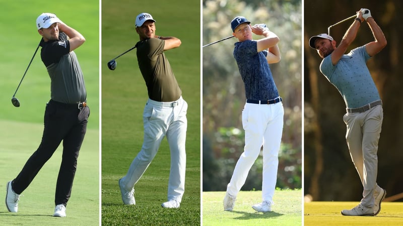 Bernd Wiesberger, Martin Kaymer, Matti Schmid und Max Kieffer sichern sich über das Race to Dubai die Spielberechtigung für die European Tour. (Foto: Getty)