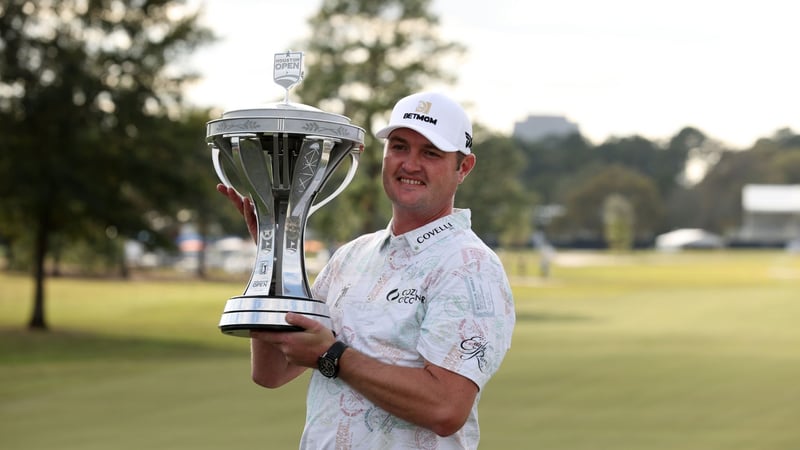 Jason Kokrak nach seinem Sieg bei den Houston Open 2021. (Foto: Getty)