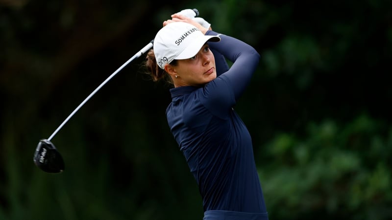 Esther Henseleit bei der CME Group Tour Championship der LPGA Tour. (Foto: Getty)