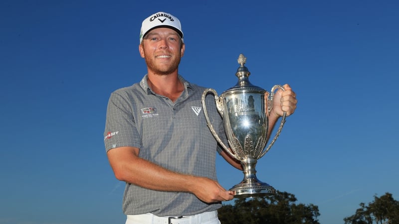 Talor Gooch feiert seinen ersten Sieg auf der PGA Tour. (Foto: Getty)