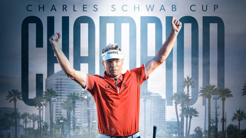 Bernhard Langer gewinnt zum sechsten Mal den Charles Schwab Cup der PGA Tour Champions. (Foto: twitter.com/championstour)