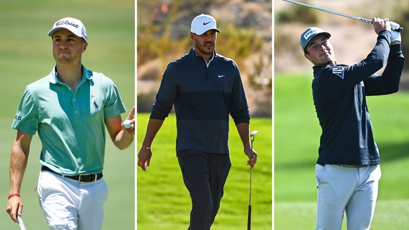 Sie sind wieder da: Justin Thomas, Brooks Koepka und Viktor Hovland kehren in dieser Woche zurück auf die PGA Tour! (Fotos: Getty)