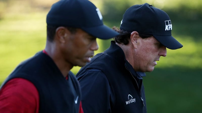 Tiger Woods und Phil Mickelson. (Foto: Getty)