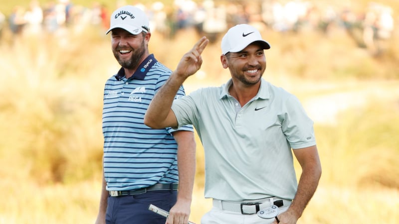 Haben Spaß und sind erfolgreich: Marc Leishman (l.) und Jason Day (r.) auf der PGA Tour. (Foto: Getty)