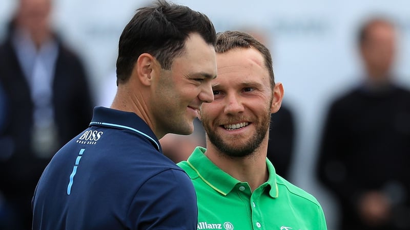 Martin Kaymer und Max Kieffer freuen sich schon auf die Porsche European Open 2022. (Foto: Getty)