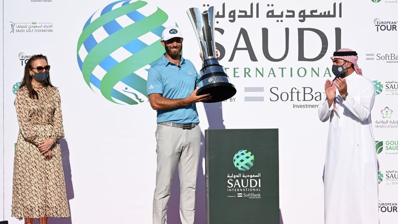 Dustin Johnson wird 2022 wieder bei der Saudi International antreten. (Foto: Getty)