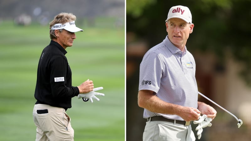 Nur Bernhard Langer kann noch den Siegesrekord auf der PGA Tour Champions knacken, meint Jim Furyk. (Foto: Getty)