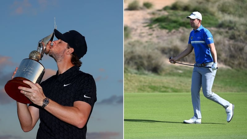 Finaltag auf der DP World Tour: Thomas Pieters und Bernd Wiesberger. (Foto: Getty)