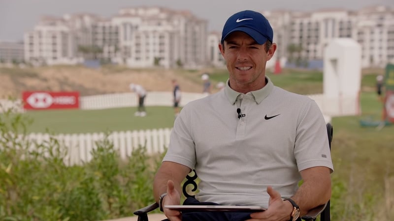 Rory McIlroy spricht über Selbstreflektion und seine Entwicklung im letzten Jahr. (Foto: Youtube/ @HSBC)