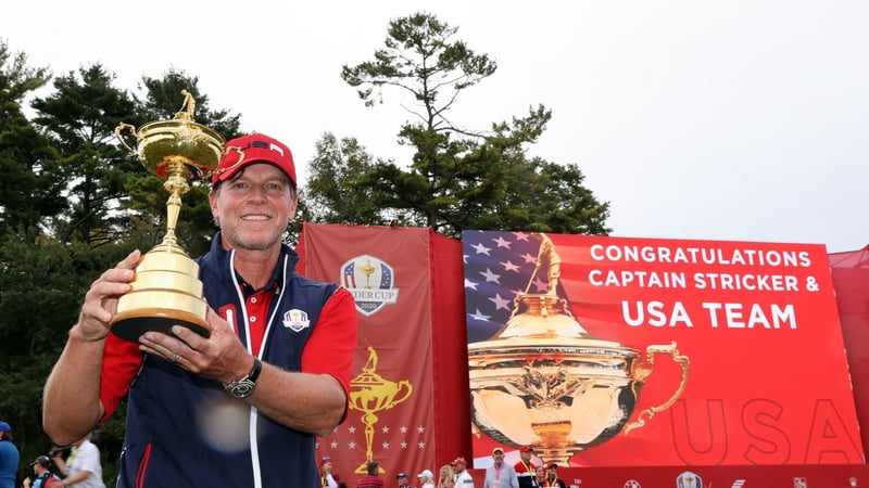 Steve Stricker feierte im September 2021 den Sieg seines amerikanischen Ryder Cup Teams. (Foto: Getty)