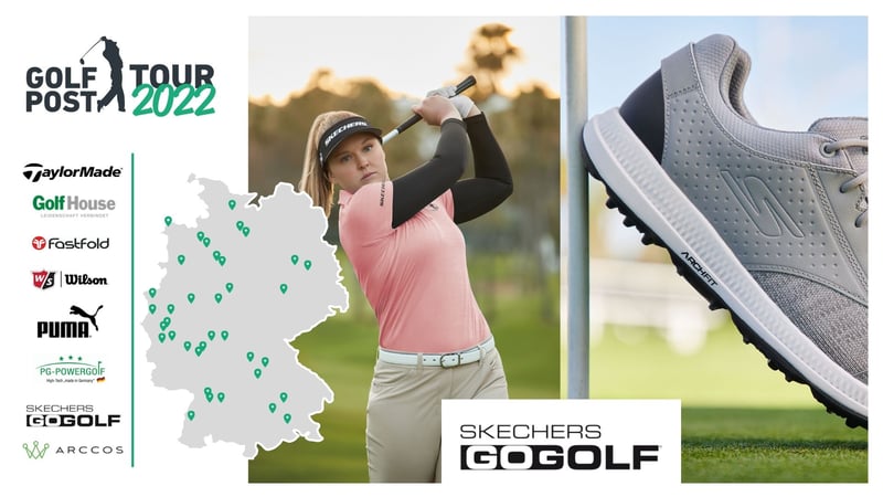 Bei der Golf Post Tour 2022 mit dabei: Skechers. (Foto: Skechers)