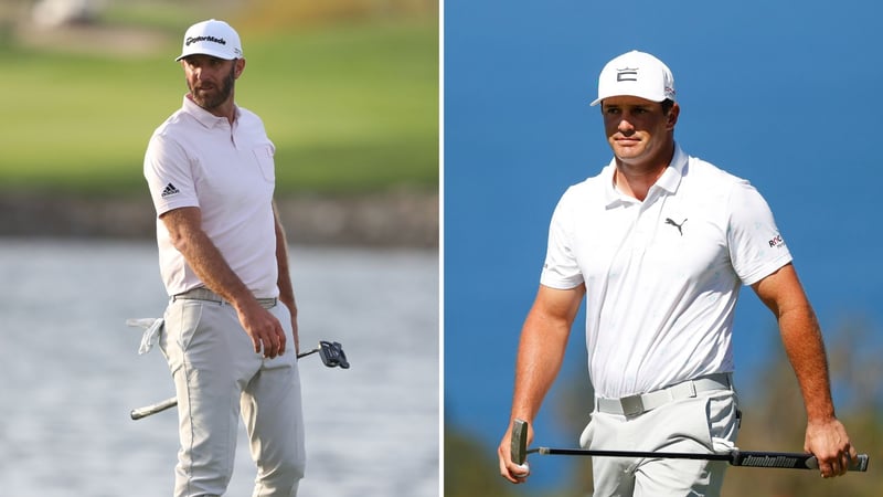 Bekennen sich zur PGA Tour: Dustin Johnson (l.) und Bryson DeChambeau. (Foto: Getty)