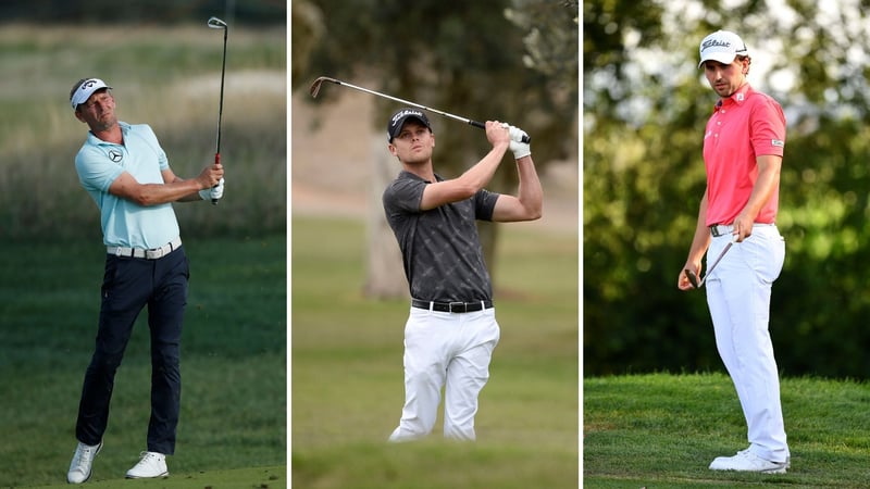 Die Frühstarter auf der European Tour: Marcel Siem, Hurly Long und Nicolai von Dellingshausen. (Foto: Getty)