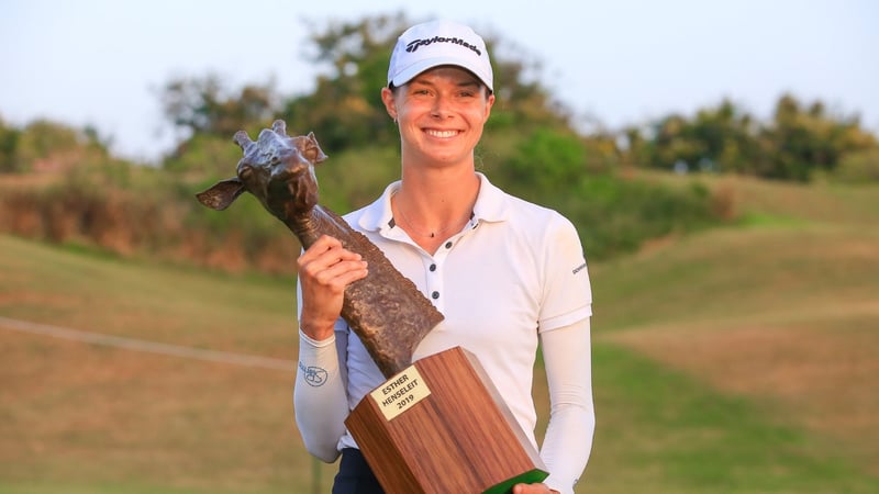 Esther Henseleit verteidigt ihren Titel auf der Ladies European Tour. (Foto: Twitter/@KenyaLadiesOpen)