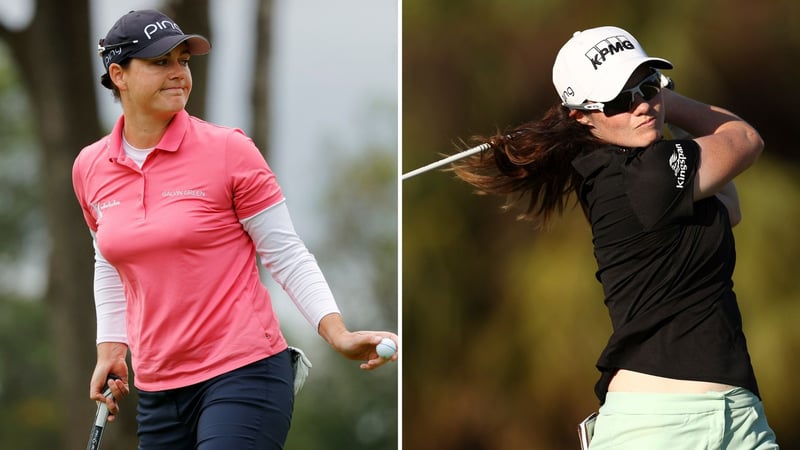 Caro Masson spielt ein starkes Turnier auf der LPGA Tour in Florida, Leona Maguire liegt in Führung. (Fotos: Getty)