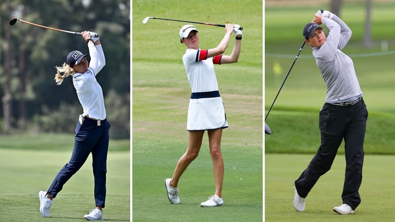 Sind beim ersten Major auf der LPGA Tour mit am Start: Sophia Popov, Esther Henseleit und Caroline Masson (Fotos: Getty).