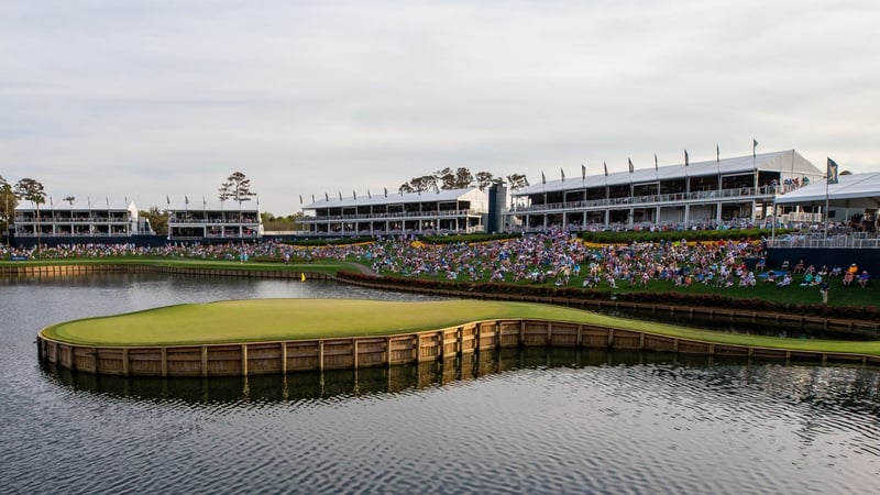 Das berüchtigte Loch 17 der Players Championship auf der PGA Tour. (Foto: Getty)