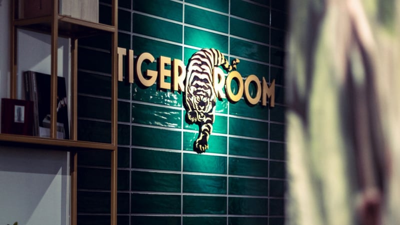 Das neue Restaurant TigerROOM (Foto: GC Würzburg).