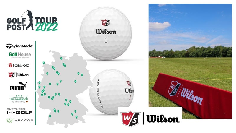 Wilson Golf ist auch in diesem Jahr wieder bei der Golf Post Tour 2022 dabei. (Foto: Golf Post)