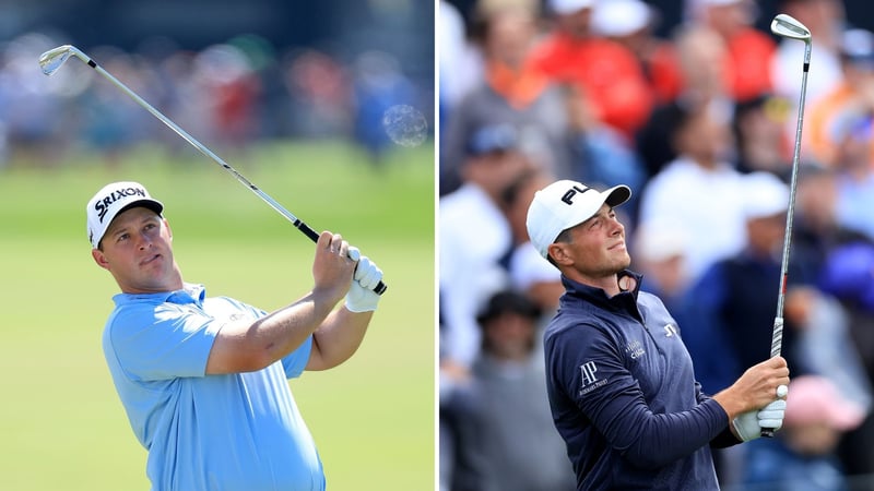 Sepp Straka und Viktor Hovland bilden in diesem Jahr beim WGC Matchplay ein Team. (Fotos: Getty)