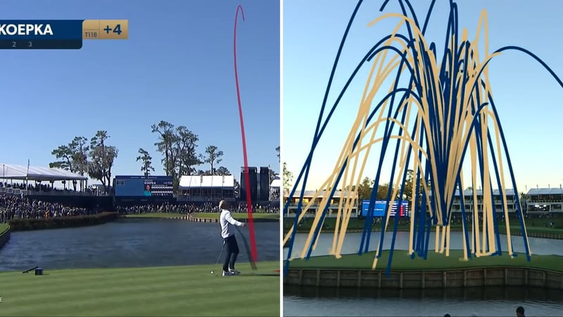 Die Windböen machen es den Spielern bei der Players Championship schwer. (Foto: Twitter/Youtube @PGATour)