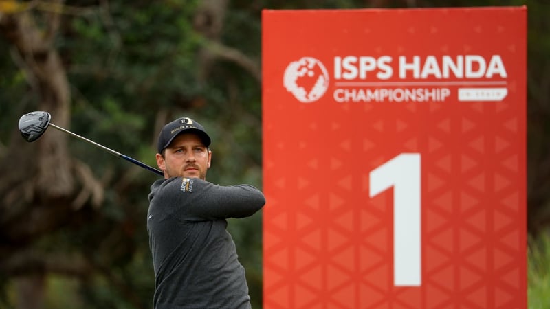 Lukas Nemecz liegt auf Platz 4 auf der European Tour bei der ISPS Handa Championship (Foto: Getty)